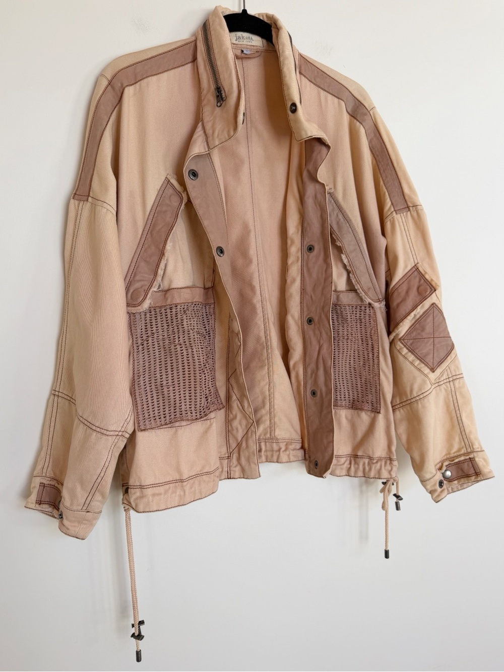 Jakett New York Leather Utility Jacket Size Small